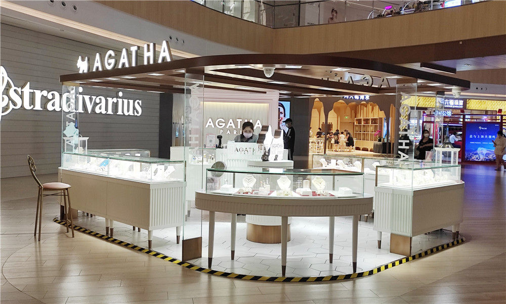 商場珠寶首飾專柜---AGATHA璦嘉莎珠寶飾品專柜---法國巴黎品牌專柜---七寶萬科商場專柜
